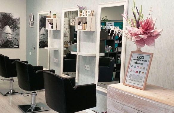 Pompadour Salon Natural Concept peluquería sostenible